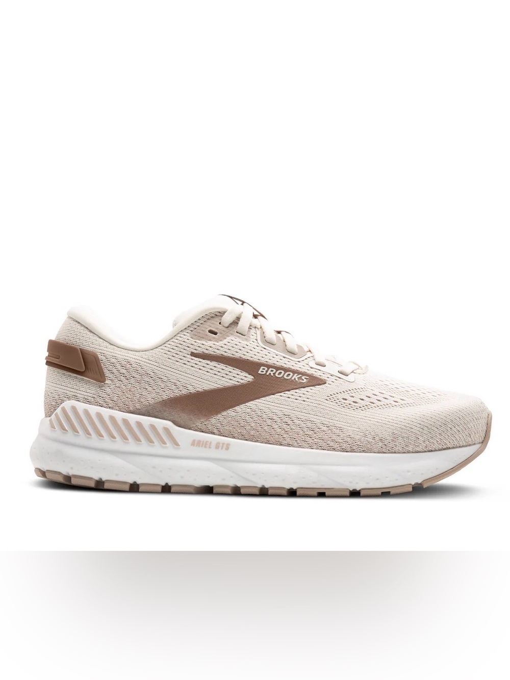 Brooks Ariel GTS Women's Road Running Coconut/Chateau/Portabella Sneaker Sz 9.5